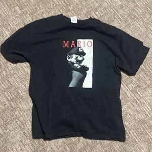 Mario Scarface tee. Super cool size large! Mint condition